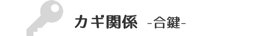 カギ関係 -合鍵-